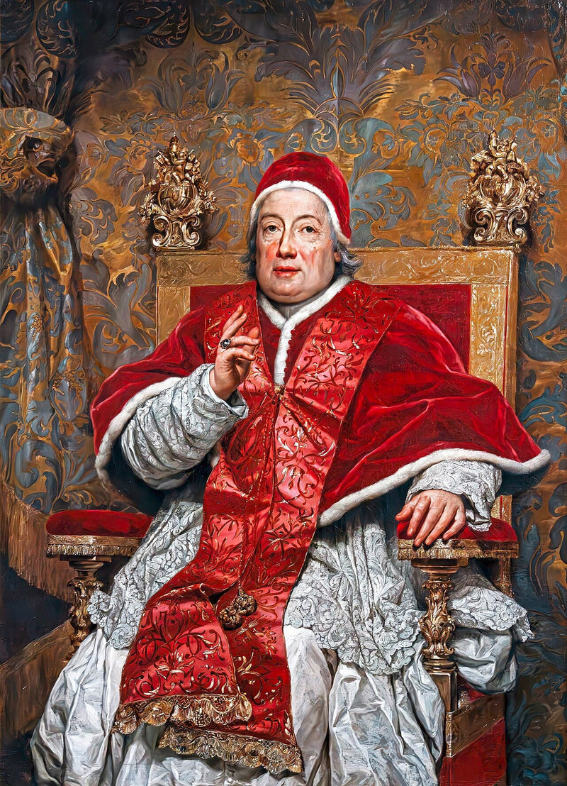 Portrett av Klemens XIII Rezzonico - Anton Raphael Mengs