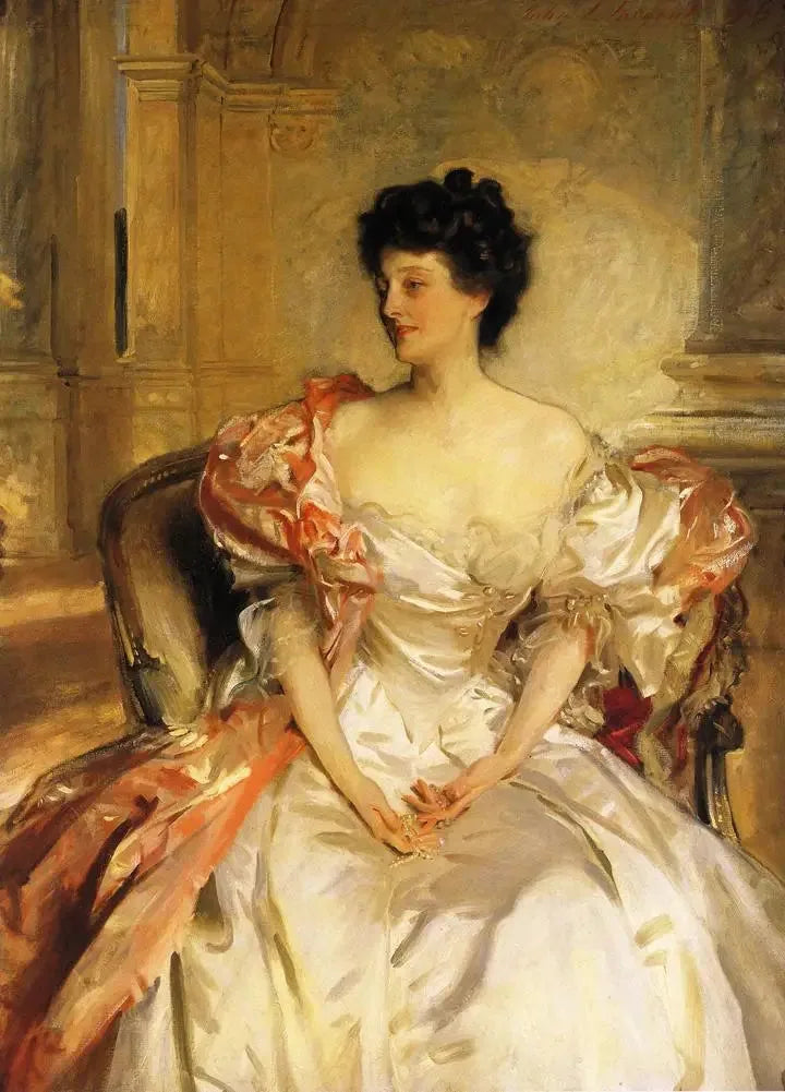Portrett av Cora Elizabeth Smith Colgate Kennard, kortvarig grevinne av Strafford - John Singer Sargent