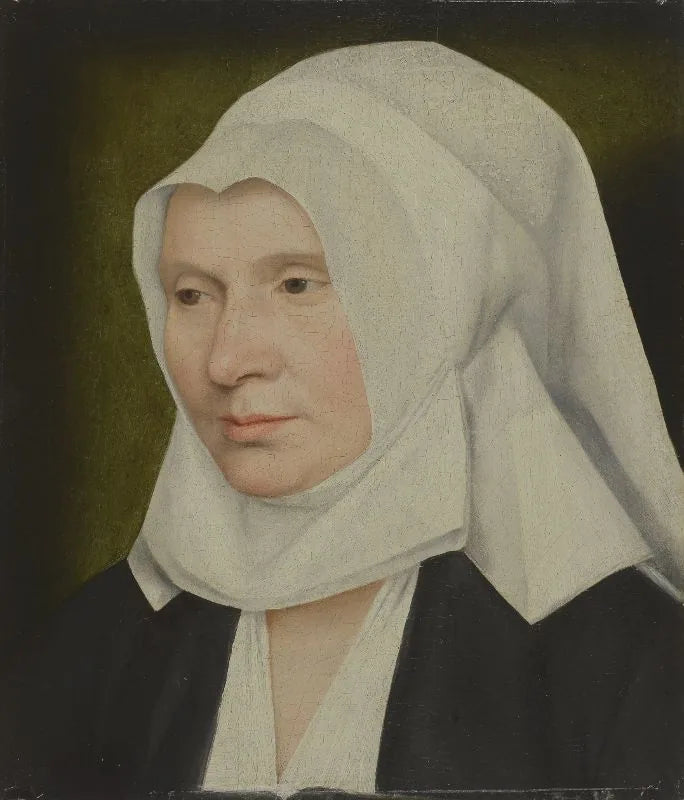 Portrett av Cornelia Sandrien, hustru av Petrus Aegidius (1486-1533) - Quentin Metsys