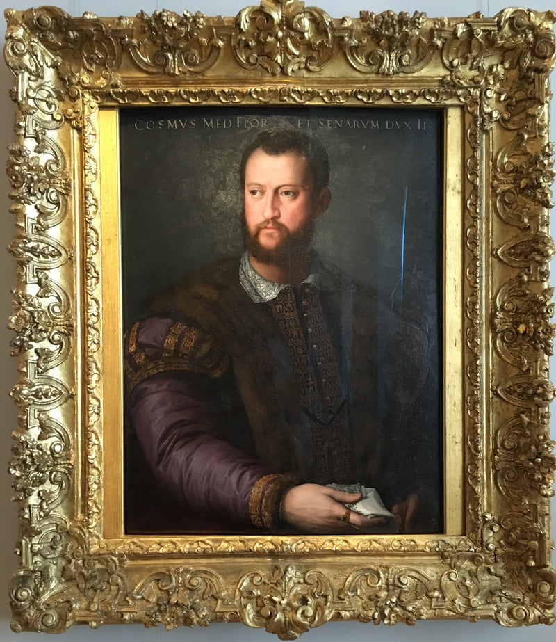 Portrett av Cosimo I de' Medici. - Bronzino
