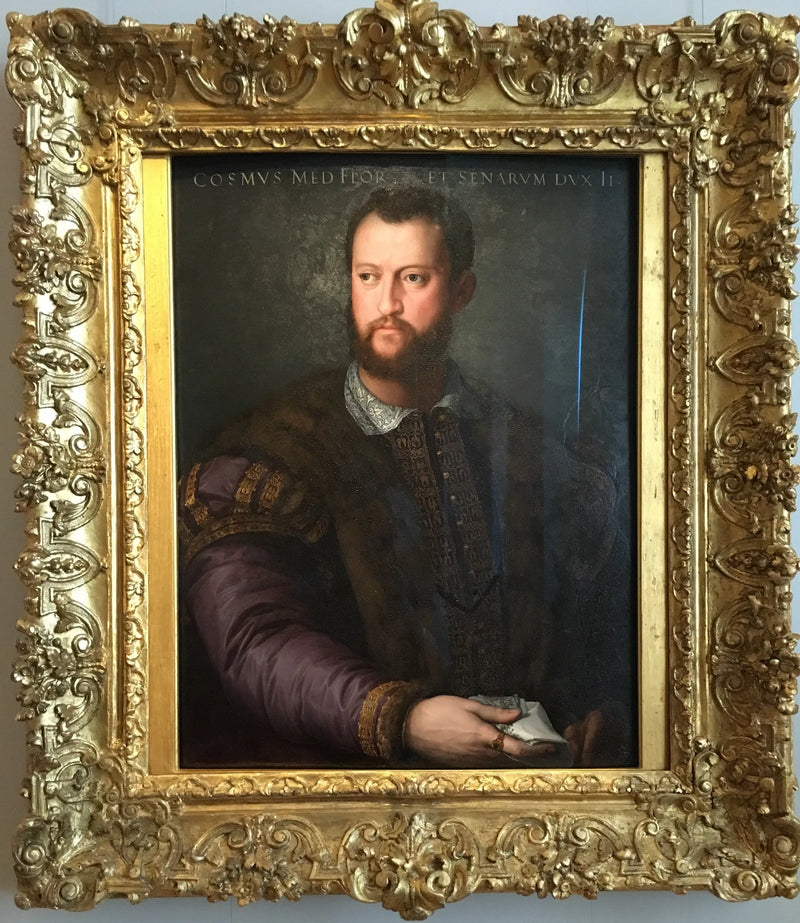 Portrett av Cosimo I de' Medici. - Bronzino