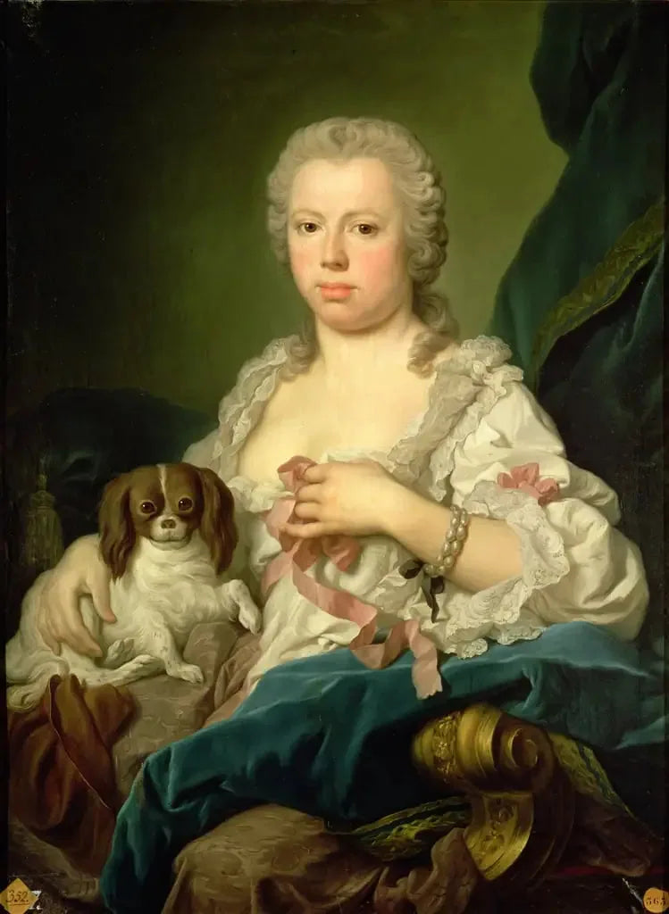 Portrett av dame Anne Clifford, grevinne Mahony - Pierre Subleyras