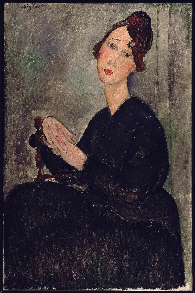 Portrett av Dédie - Amedeo Modigliani