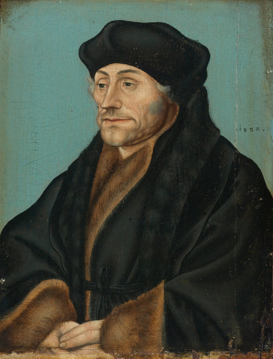 Portrett av Desiderius Erasmus - Lucas Cranach den eldre