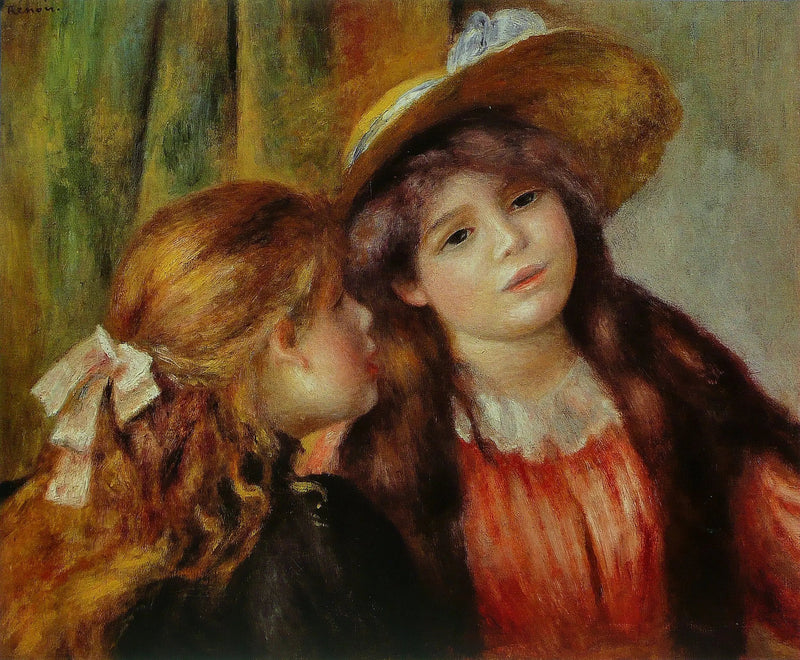 Portrett av to småjenter - Pierre-Auguste Renoir