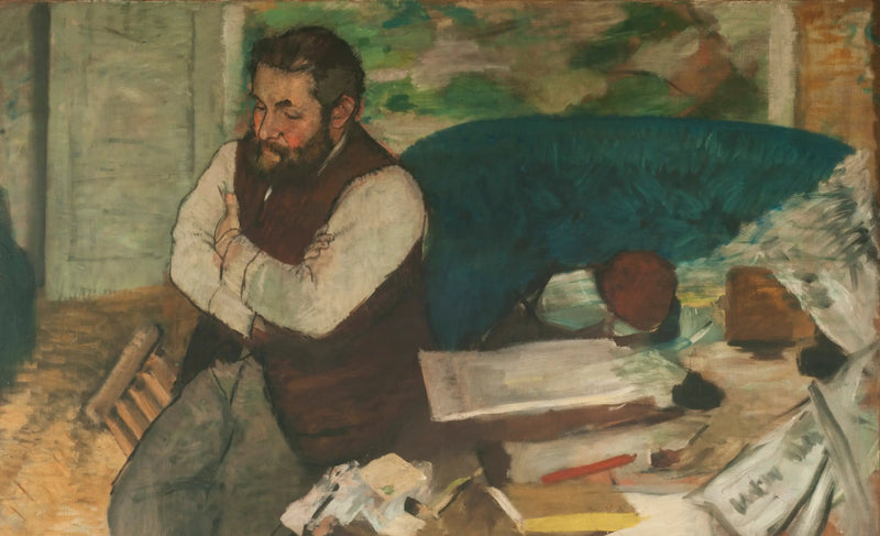 Portrett av Diego Martelli - Edgar Degas