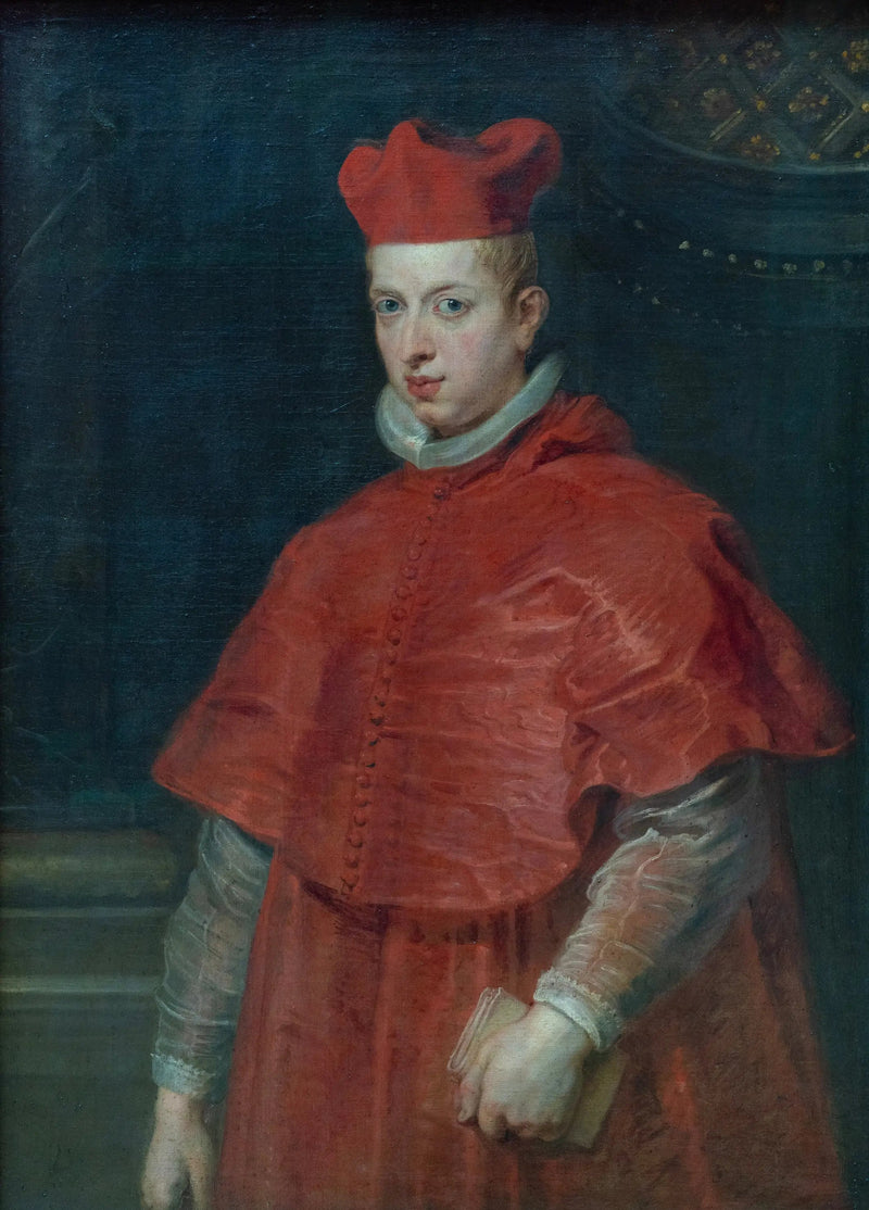 Portrett av Don Fernando, spansk kardinal-innfant - Peter Paul Rubens