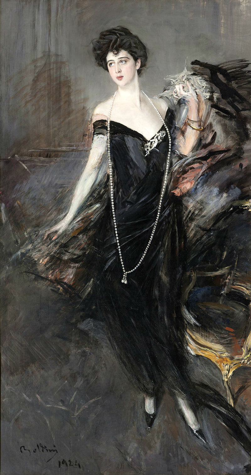 Portrett av Donna Franca Florio - Giovanni Boldini