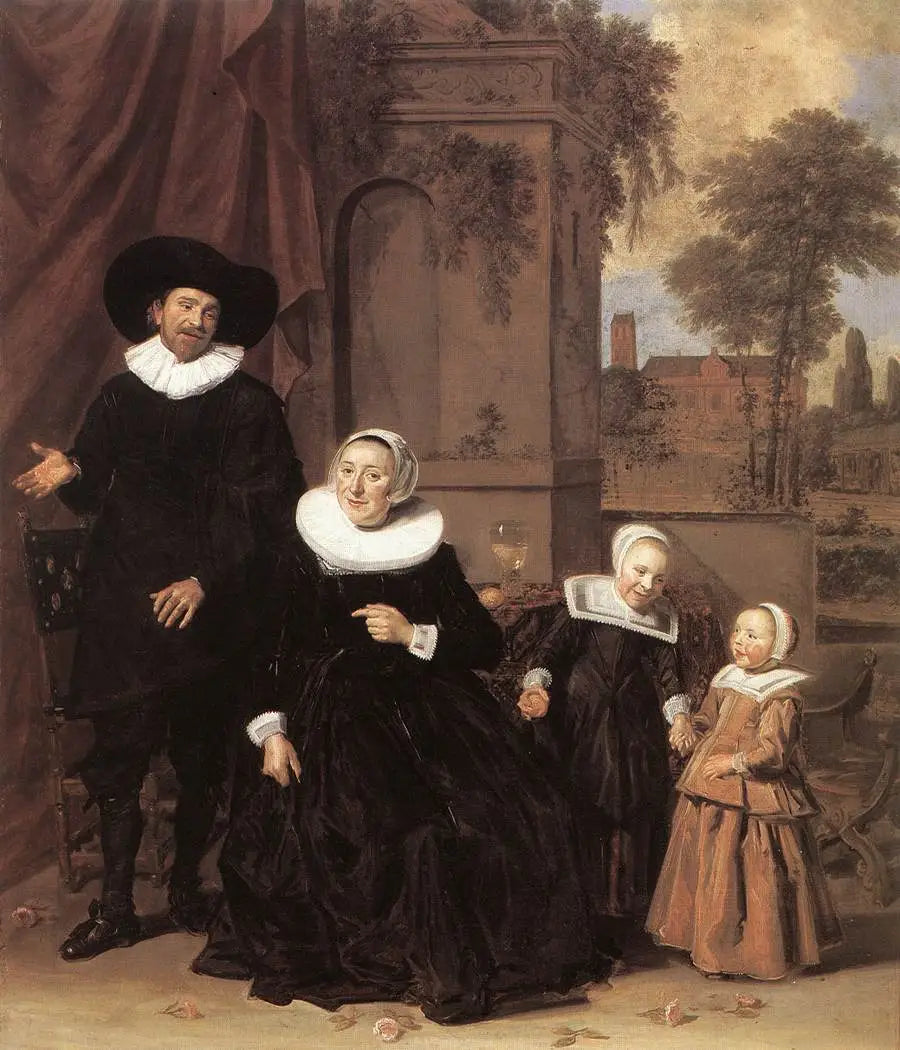 Portrait de famille dans un paysage - Frans Hals - Alpha Reproduction