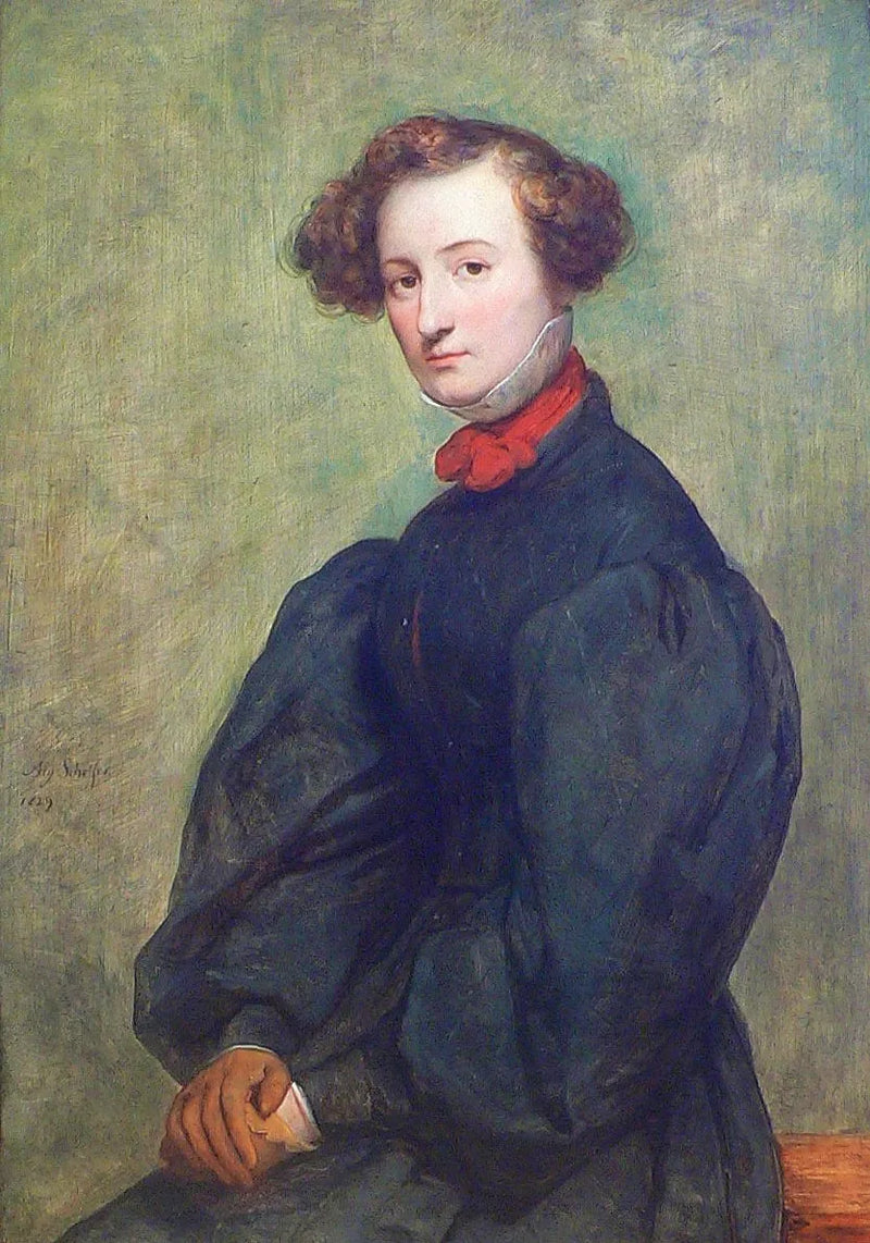 Portrett av Félicie de Fauveau - Ary Scheffer
