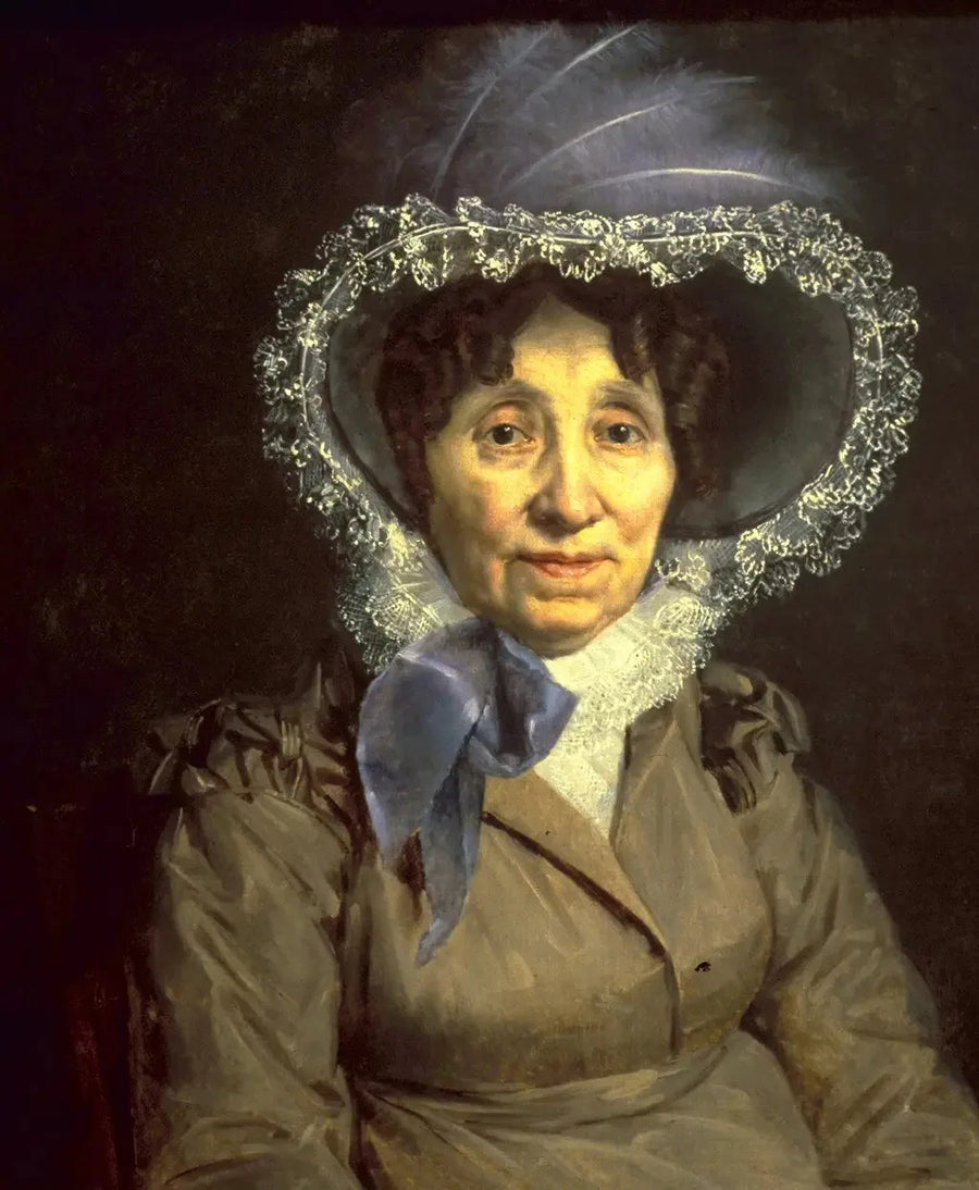 Portrett av en eldre kvinne - Jacques-Louis David
