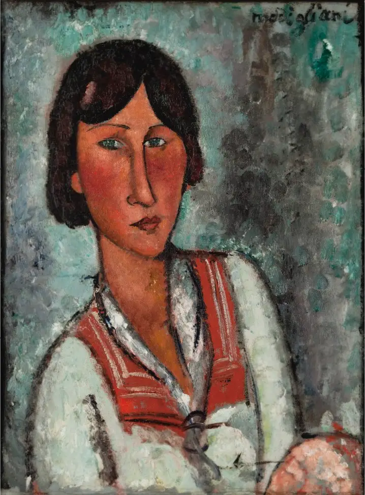 Portrett av kvinne - Amedeo Modigliani