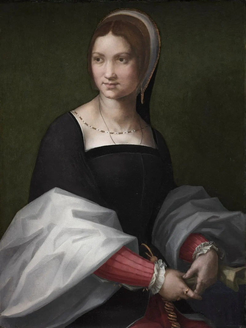 Kvinneportrett. - Andrea del Sarto
