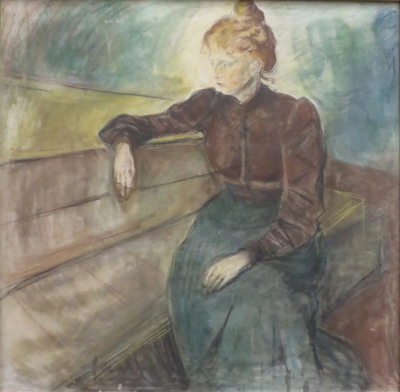 Portrett av kvinne - Edvard Munch