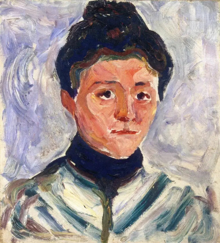 Portrett av kvinne - Edvard Munch