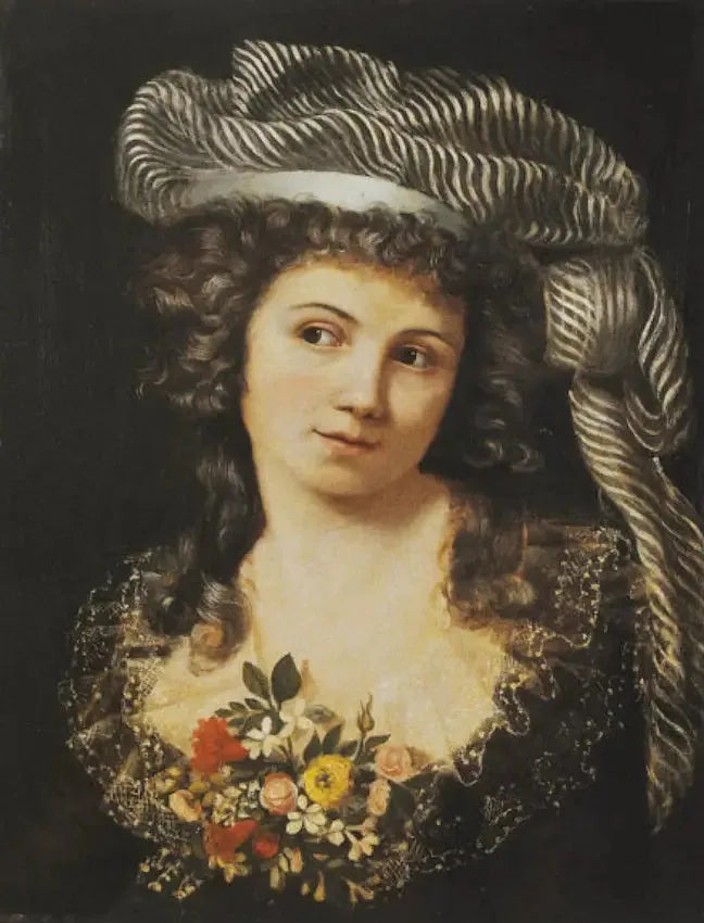 Portrett av kvinne - Gustave Courbet