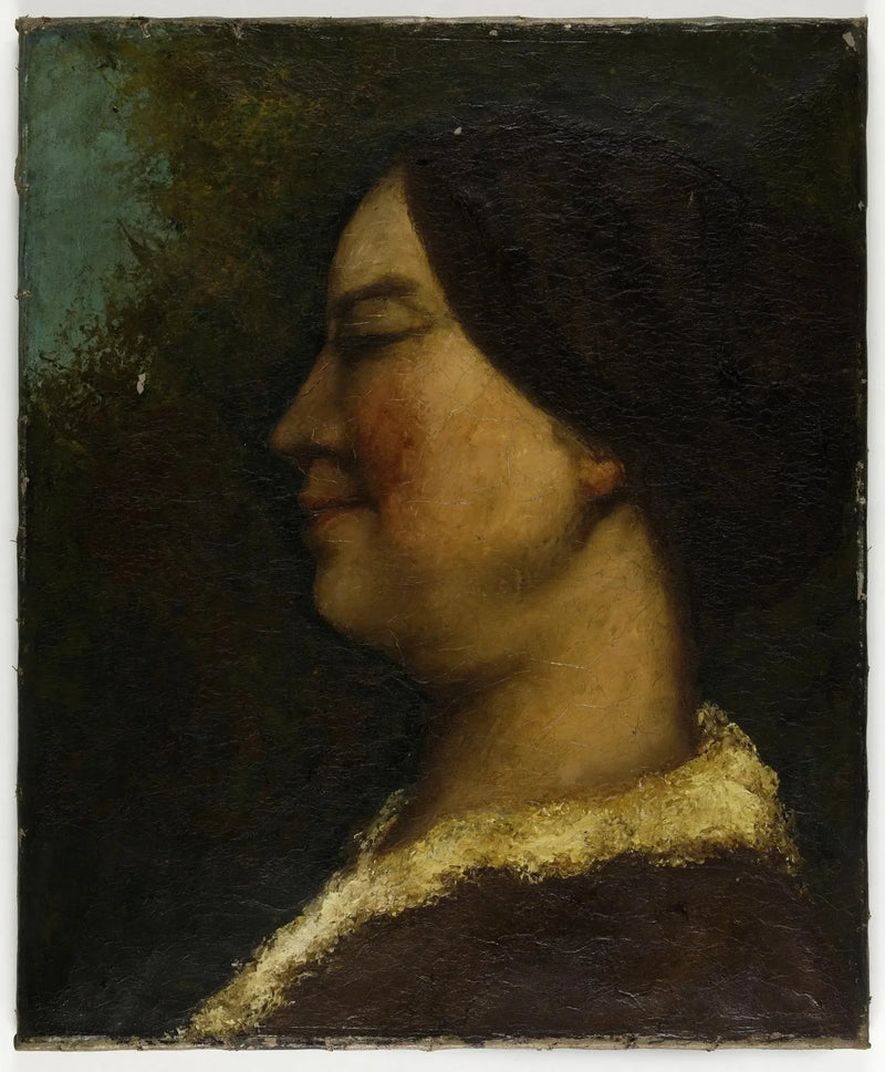 Portrett av kvinne - Gustave Courbet
