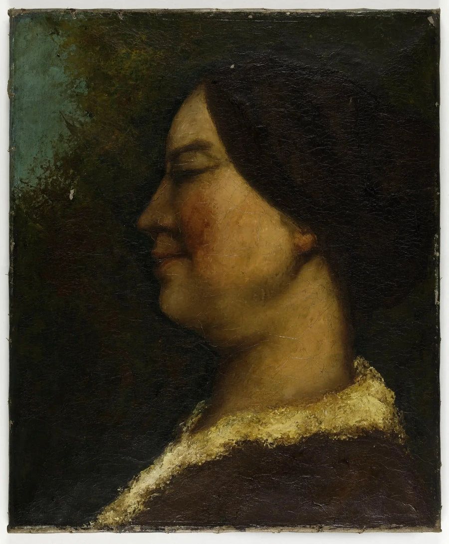 Portrett av kvinne - Gustave Courbet