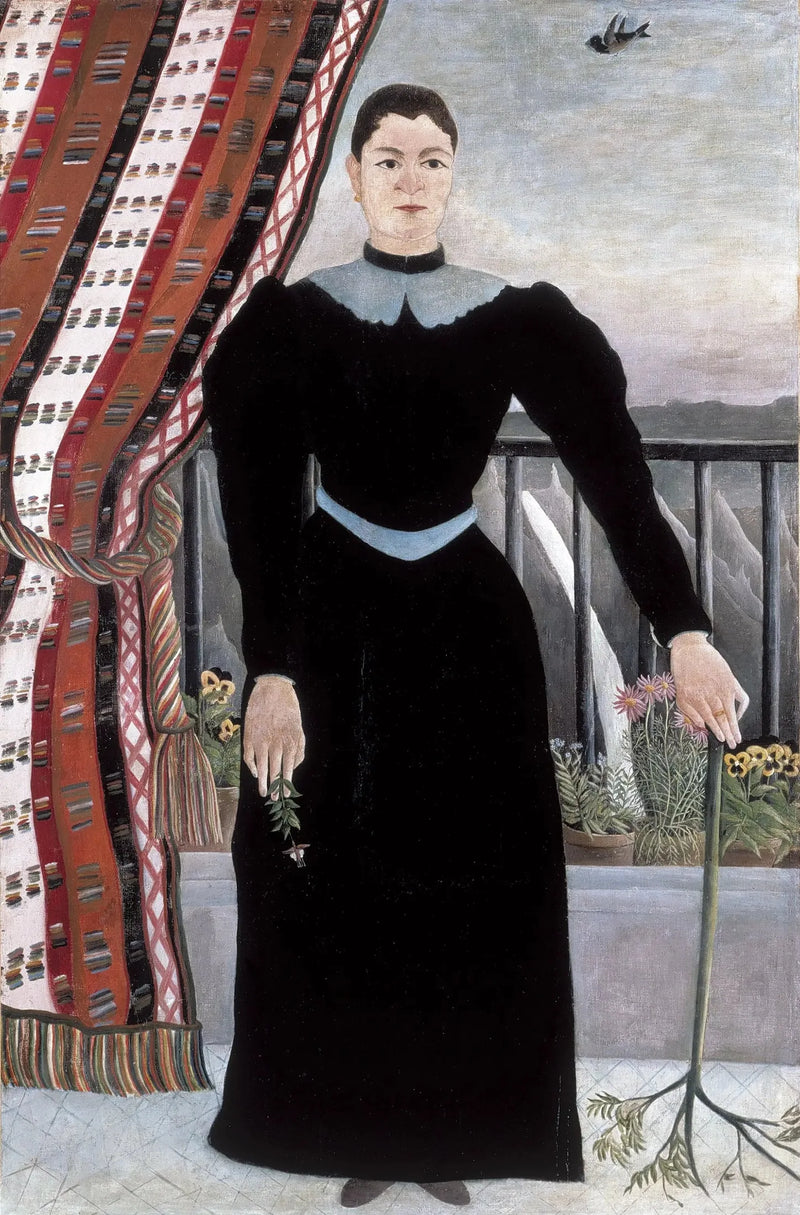 Portrett av kvinne - Henri Rousseau