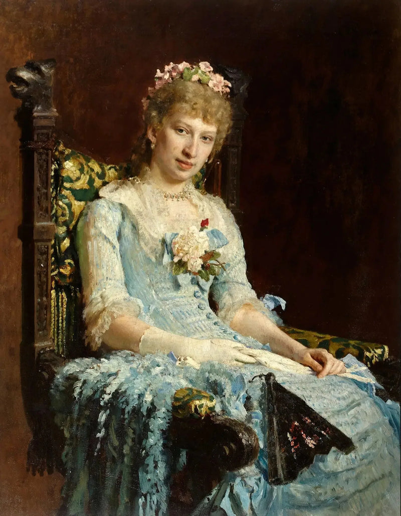 Portrett av kvinne - Ilya Repin
