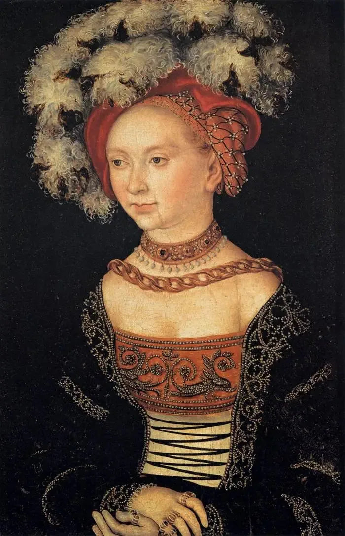 Portrett av kvinne - Lucas Cranach den eldre