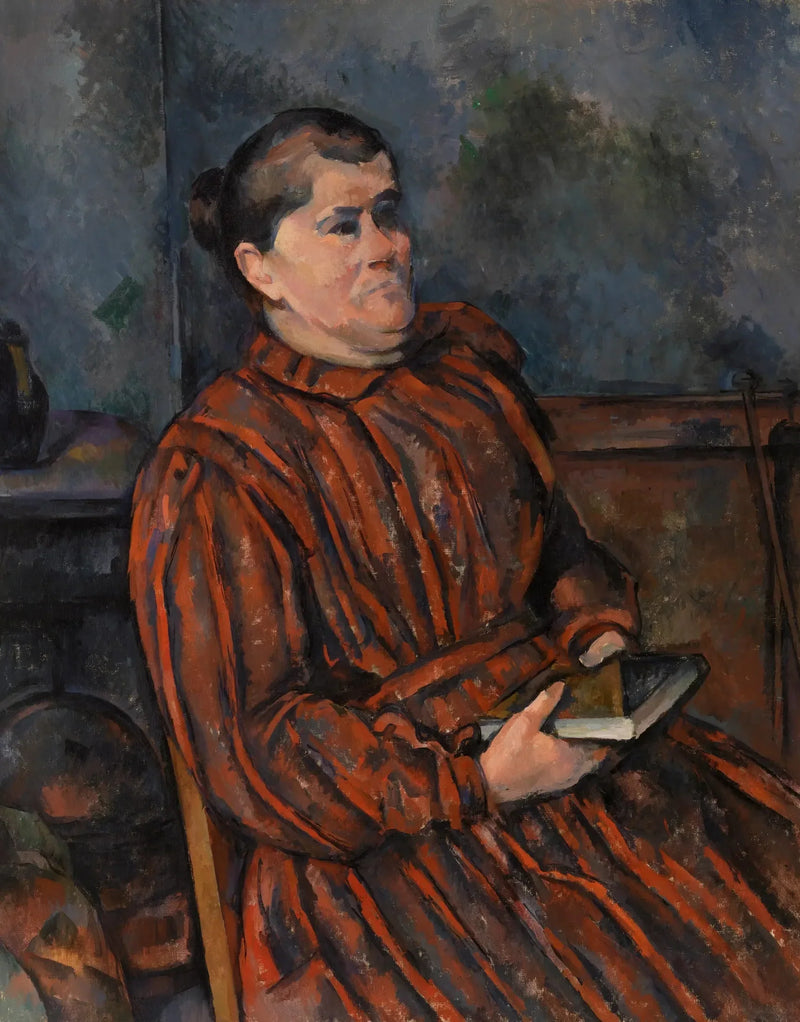 Portrett av kvinne - Paul Cézanne
