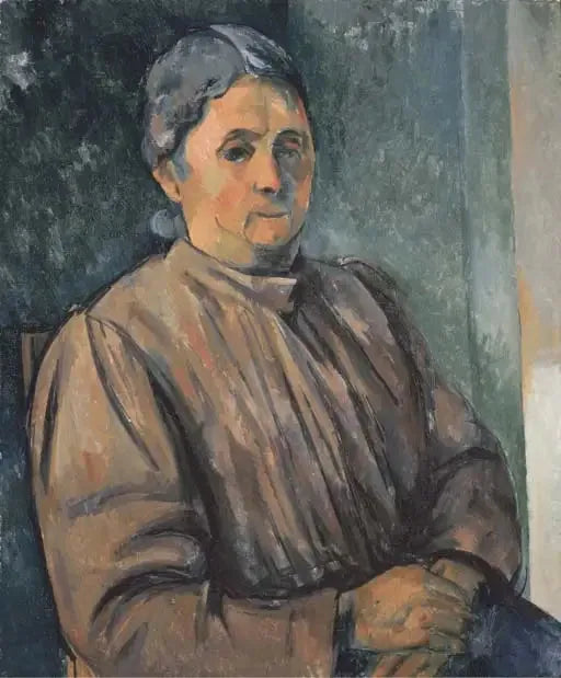 Portrett av kvinne - Paul Cézanne