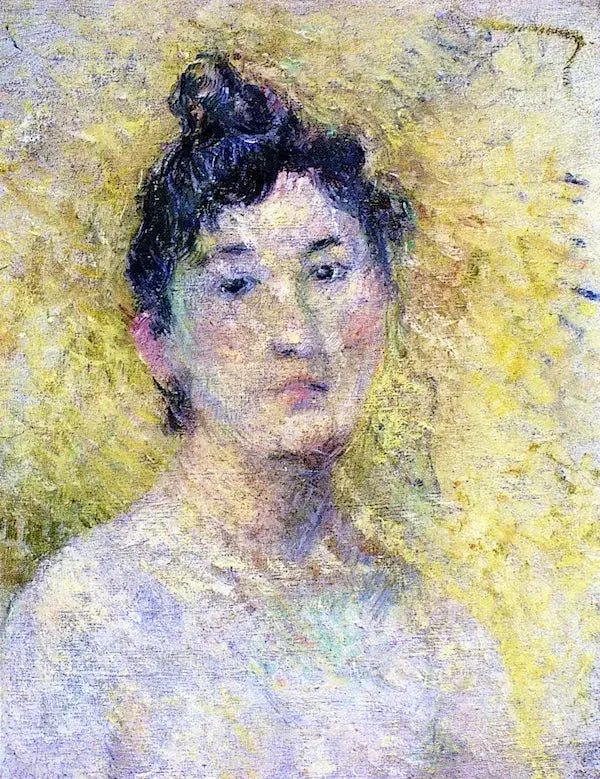 Portrett av kvinne - Paul Gauguin