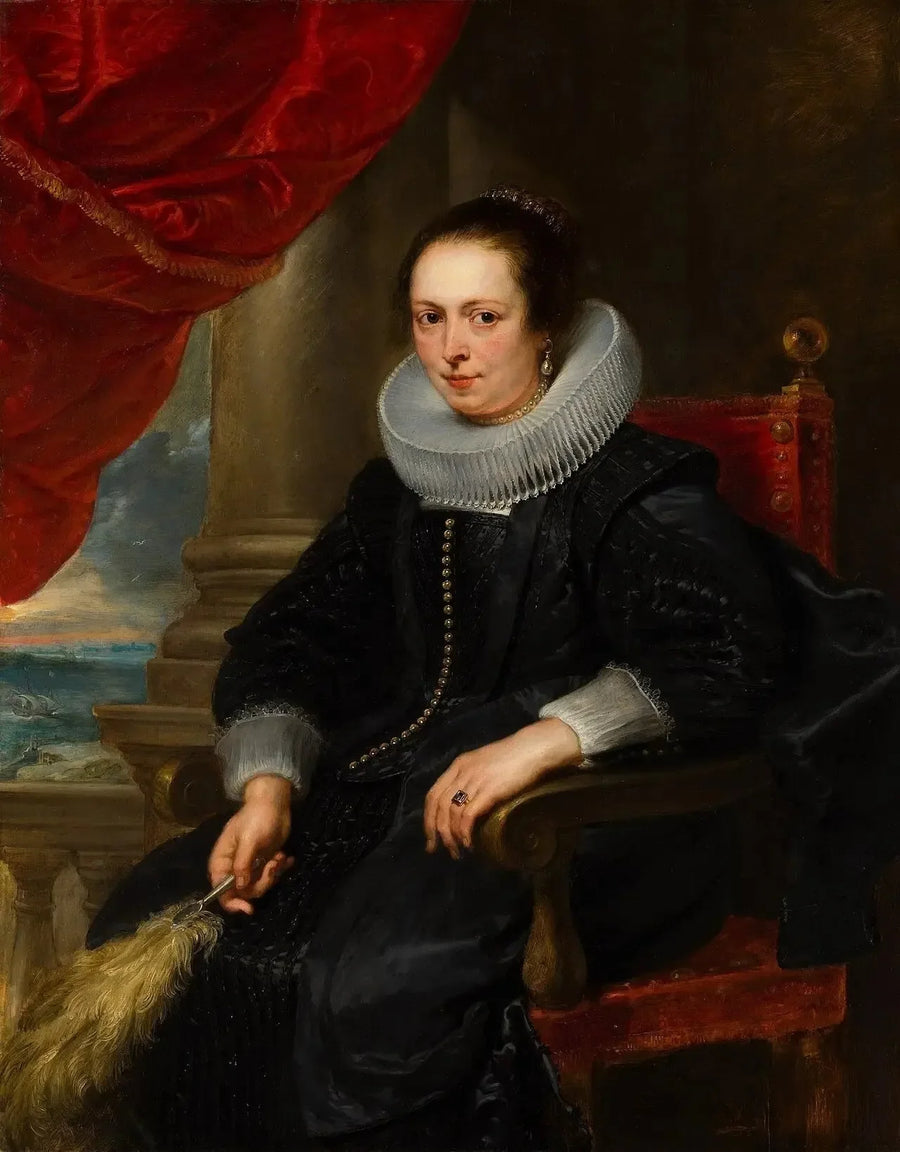 Portrett av kvinne, kanskje Clara Fourment - Peter Paul Rubens