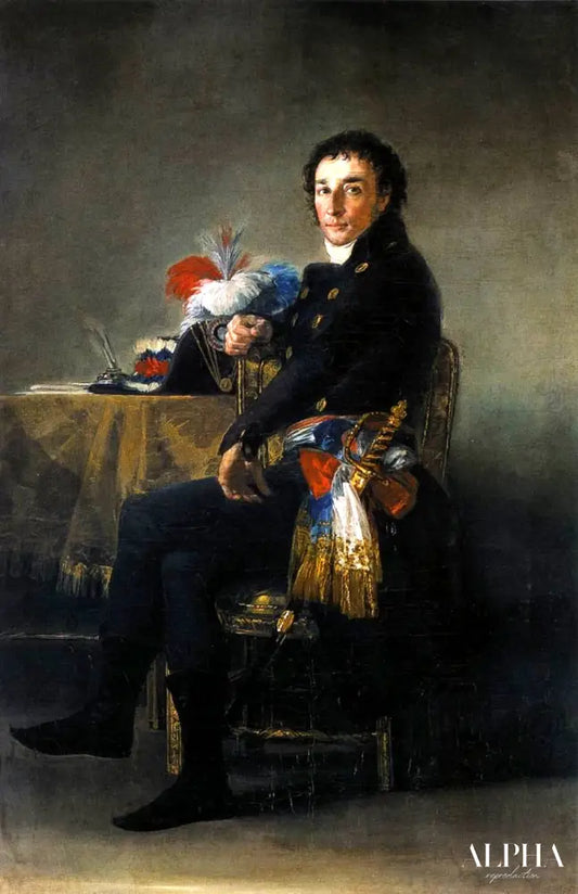 Portrait de Ferdinand Guillemardet - Francisco de Goya - Reproductions de tableaux et peintures haut de gamme