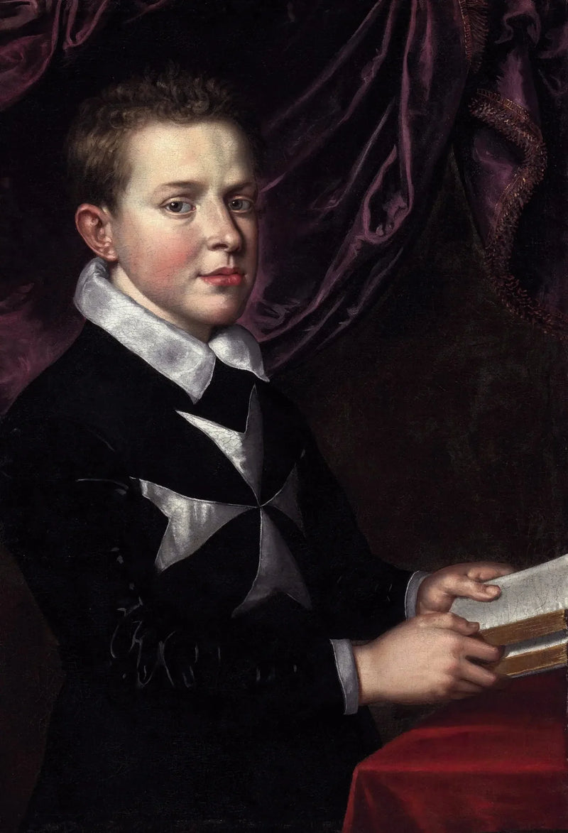 Portrett av Ferdinand I Gonzague som barn - Peter Paul Rubens