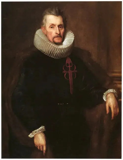 Portrett av Ferdinand van Boisschot, herre av Saventhem (1560-1649), ridder av Santiago-ordenen - Antoine van Dyck

Source:
Portrait de Ferdinand van Boisschot, seigneur de Saventhem (1560-1649), en chevalier de l'ordre de Santiago - Antoine van Dyck