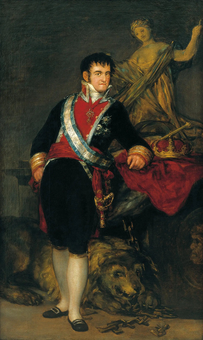 Portrett av Ferdinand VII av Spania - Francisco de Goya