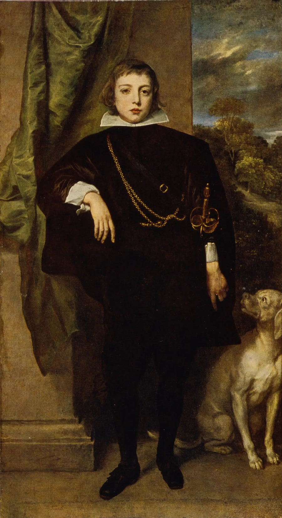 Portrett av Filippo Francesco d'Este, markise av Lanzo med sin hund - Antoine van Dyck

Source:
Portrait de Filippo Francesco d'Este, marquis de Lanzo avec son chien - Antoine van Dyck