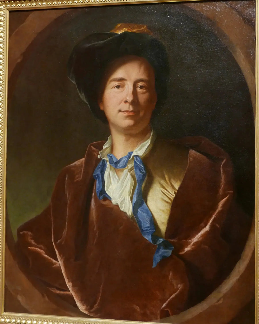 Portrett av Fontenelle (1657-1757) - Hyacinthe Rigaud