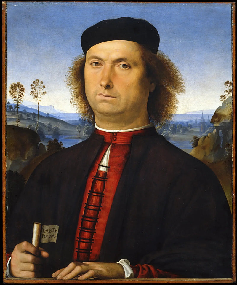 Portrett av Francesco delle Operare - Pietro Perugino