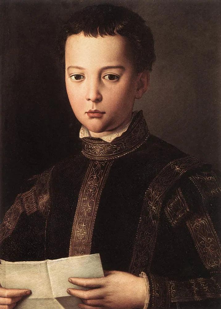 Portrett av Francesco I av Medici som barn - Bronzino