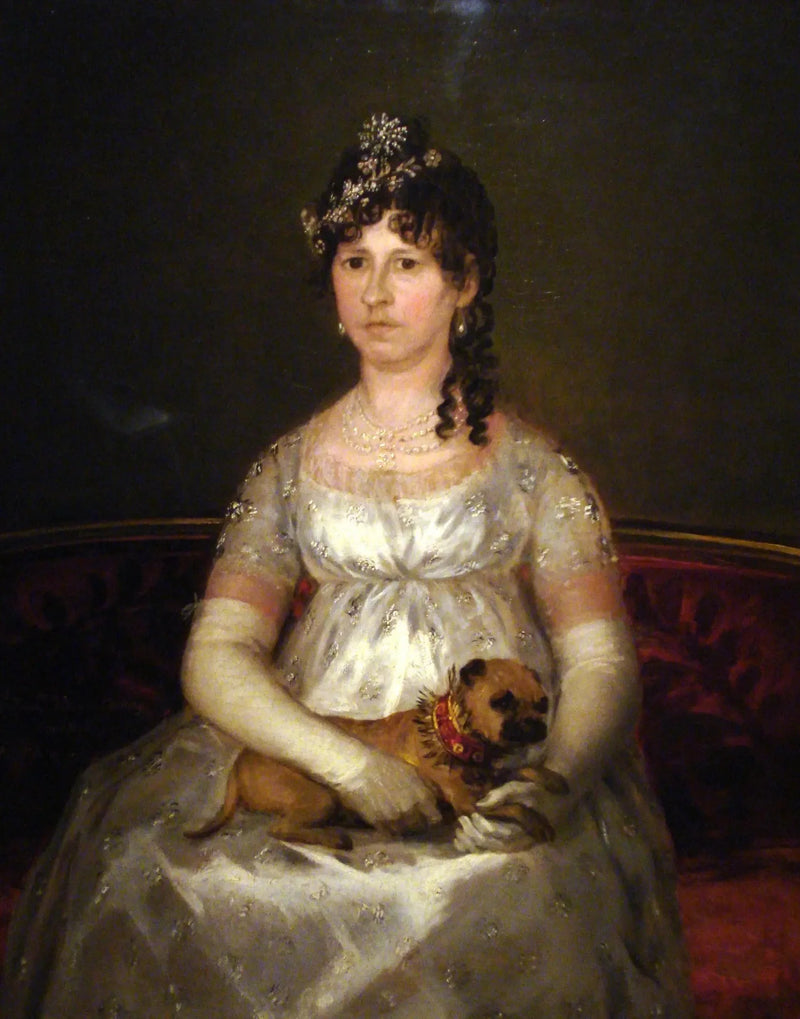 Portrett av Francisca Vicenta Chollet og Caballero - Francisco de Goya