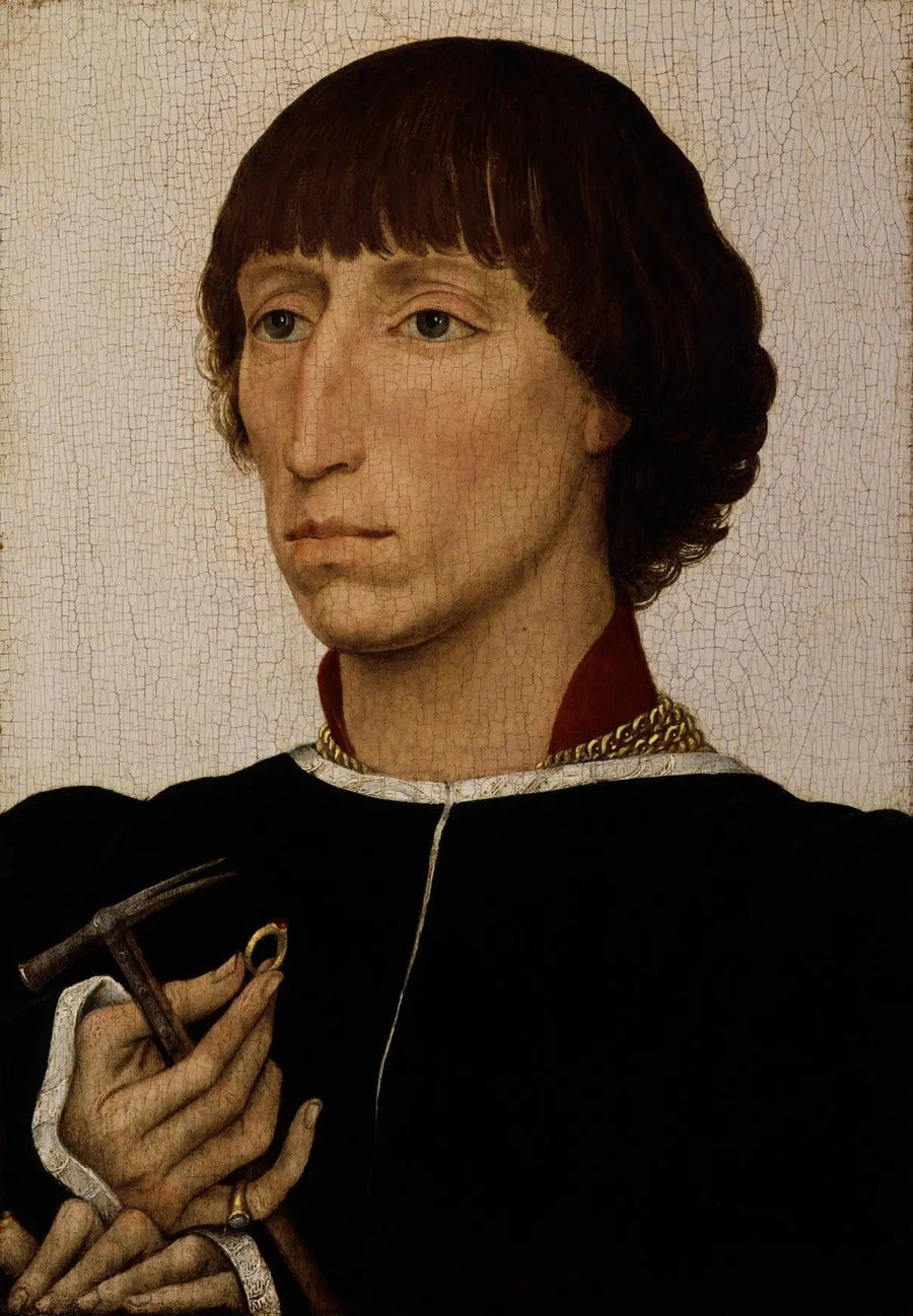 Portrett av François d'Este - Rogier van der Weyden