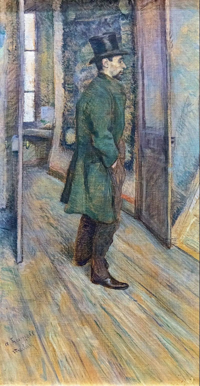 Portrett av François Gauzi - Henri de Toulouse-Lautrec