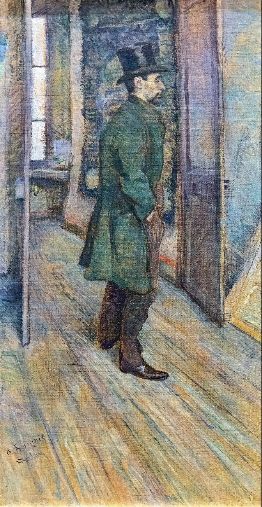 Portrett av François Gauzi - Henri de Toulouse-Lautrec