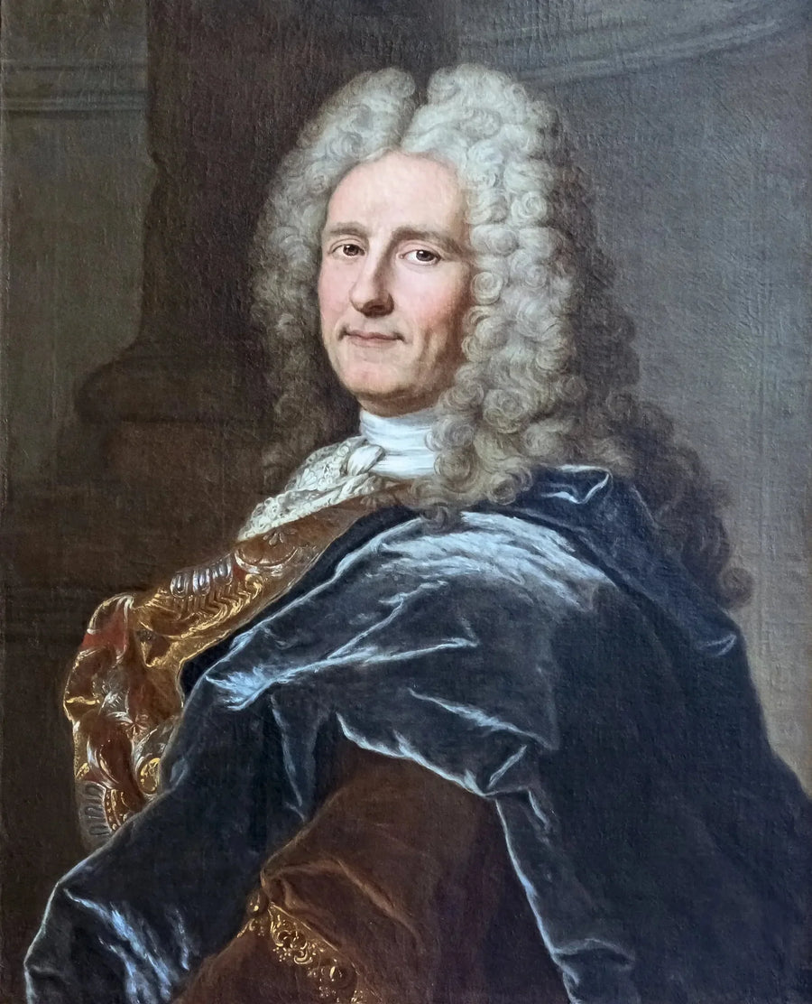 Portrett av François I Castanier (1676-1759) - Hyacinthe Rigaud