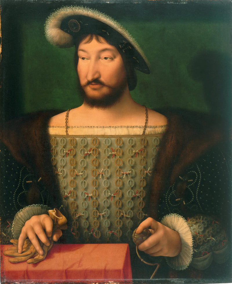 Portrett av François I, konge av Frankrike - Joos van Cleve