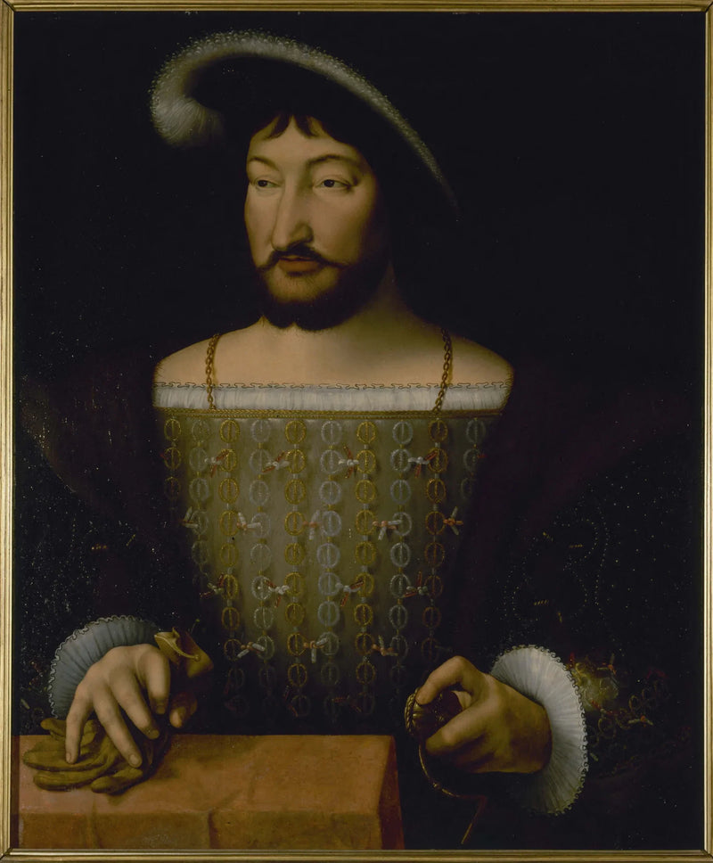 Portrett av François I, konge av Frankrike - Joos van Cleve