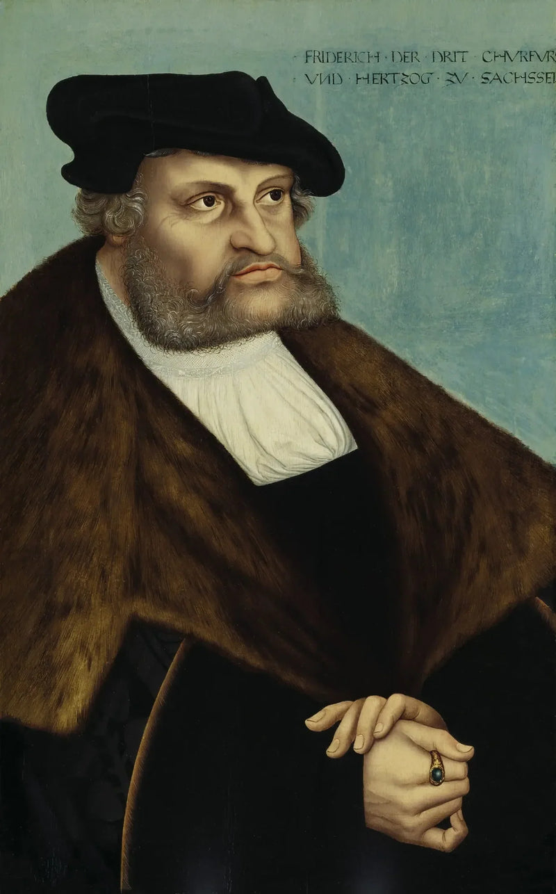 Portrett av Fredrik III av Sachsen - Lucas Cranach den eldre