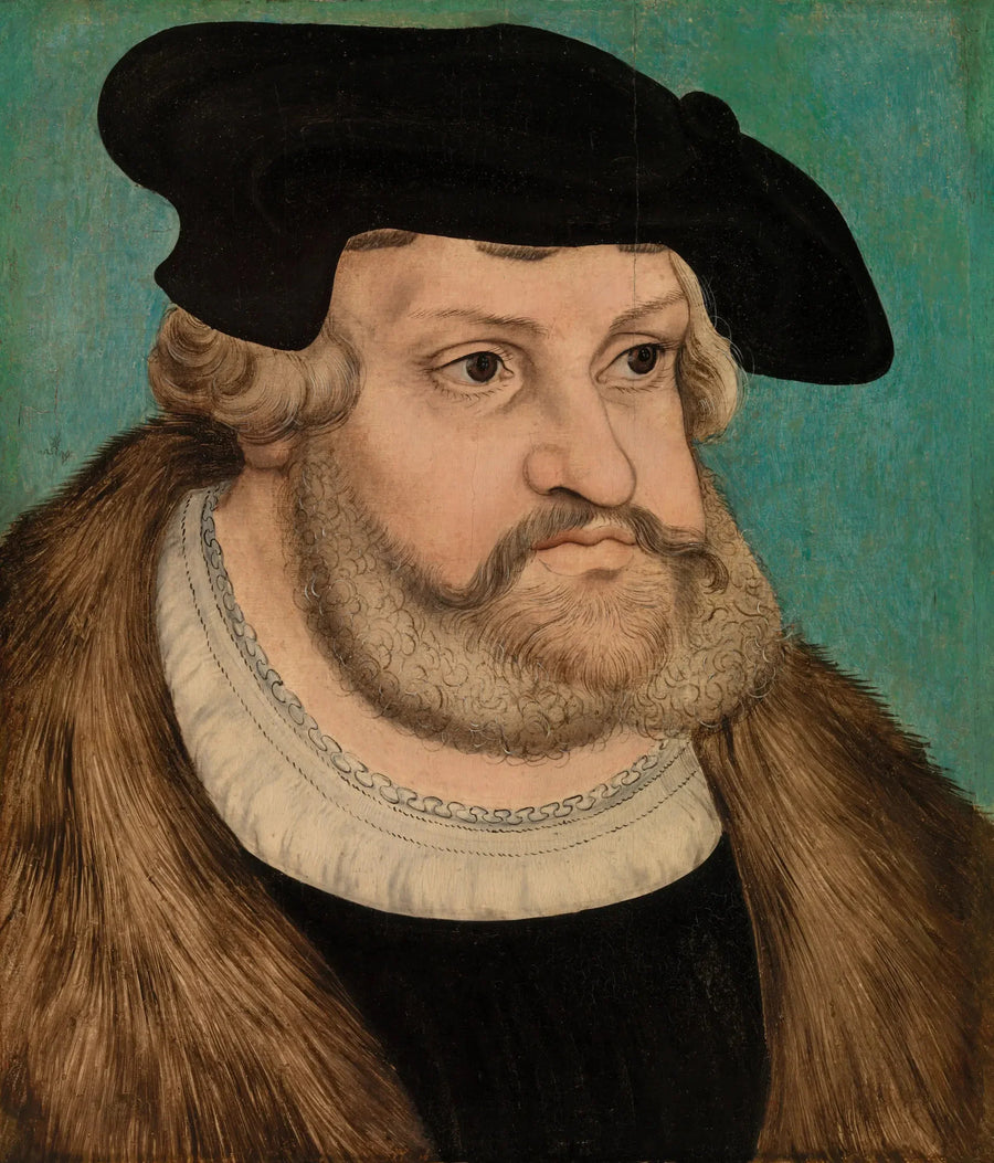 Portrett av Frédéric den vise, hertug av Sachsen - Lucas Cranach den eldre