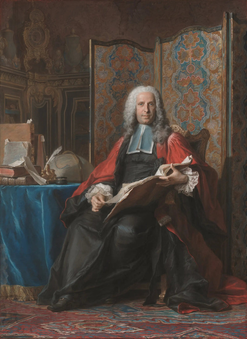 Portrett av Gabriel Bernard de Rieux - Maurice-Quentin de La Tour