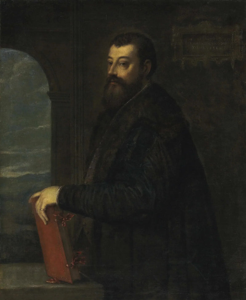 Portrett av Gabriele Giolito de' Ferrari - Titian