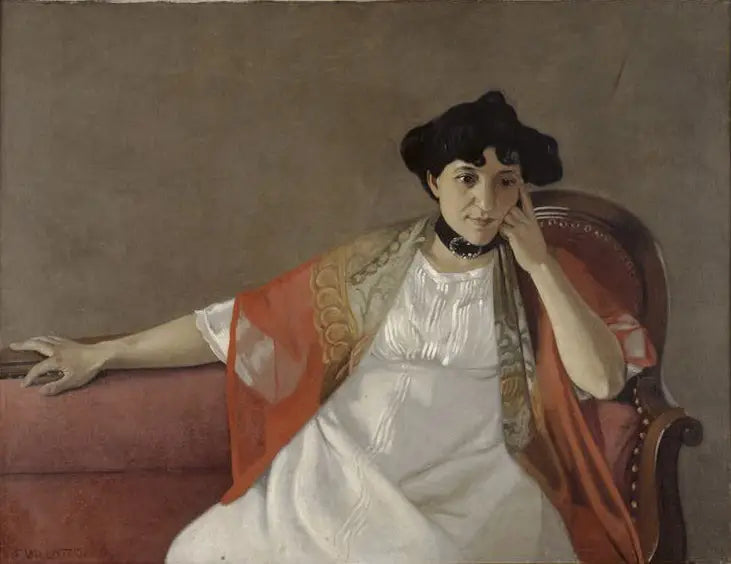 Portrett av Gabrielle Vallotton - Félix Vallotton

Source:
Portrait de Gabrielle Vallotton - Félix Vallotton