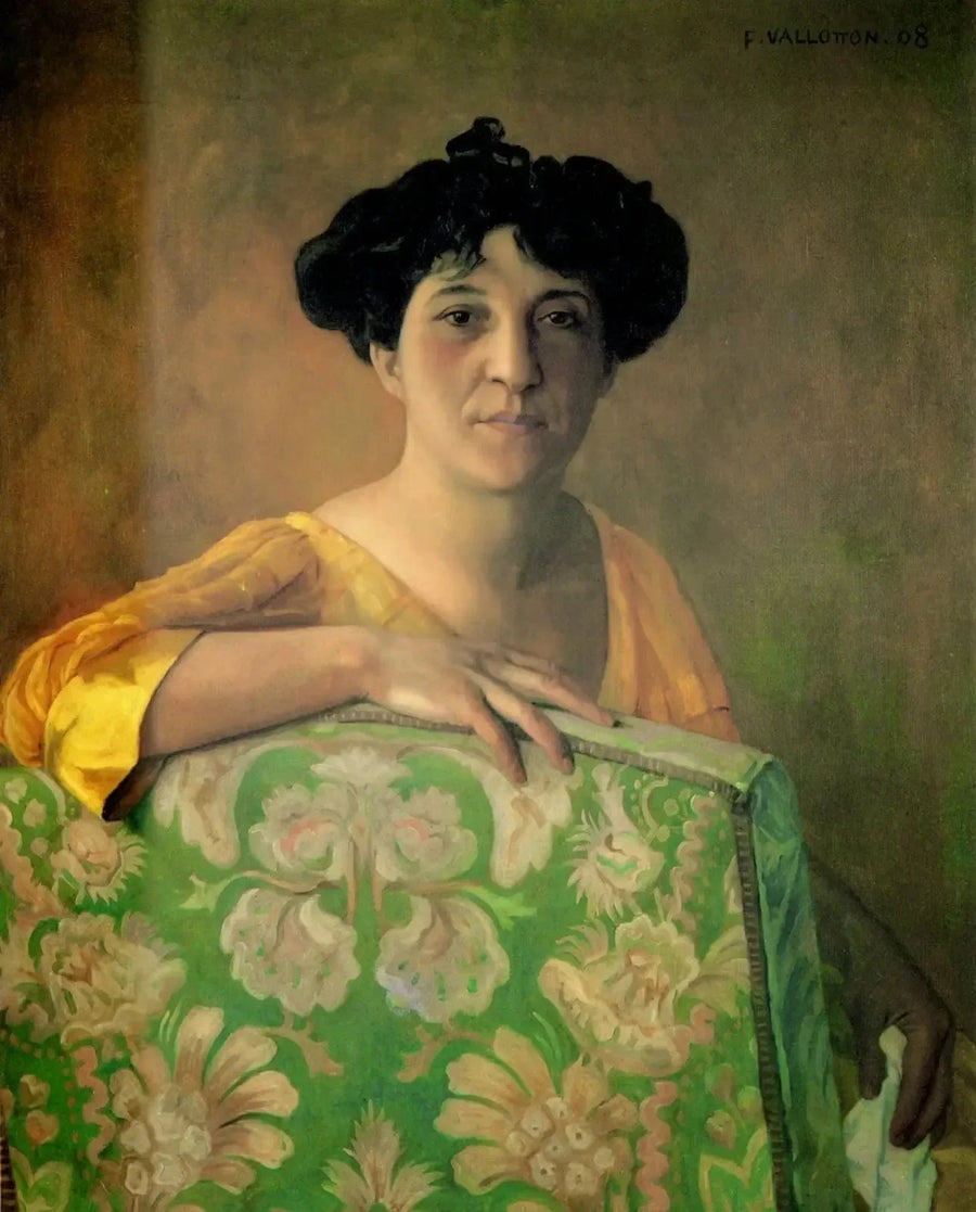 Portrett av Gabrielle Vallotton - Félix Vallotton

Source:
Portrait de Gabrielle Vallotton - Félix Vallotton
